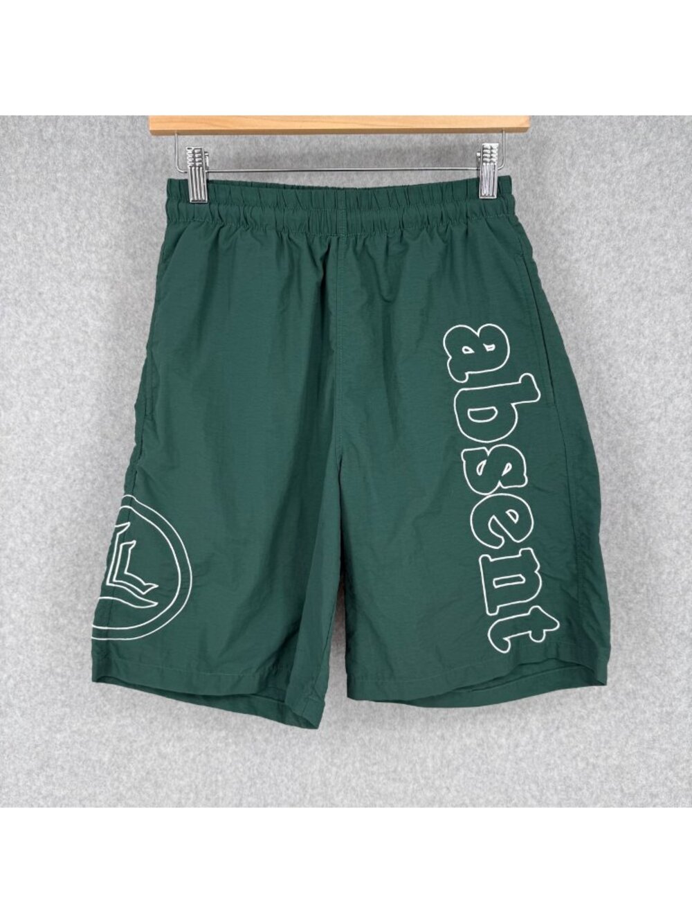 Lyrical Lemonade x Absent Mens Tech Shorts Size M Green White Streetwear Limited